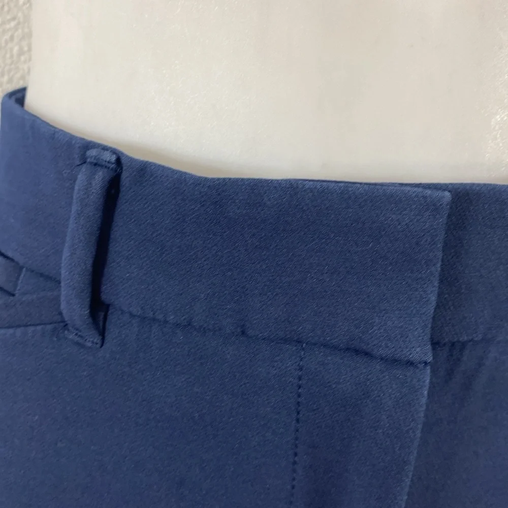 White House Black Market Navy Blue The Slim Ankle Pants 4S 4 Short